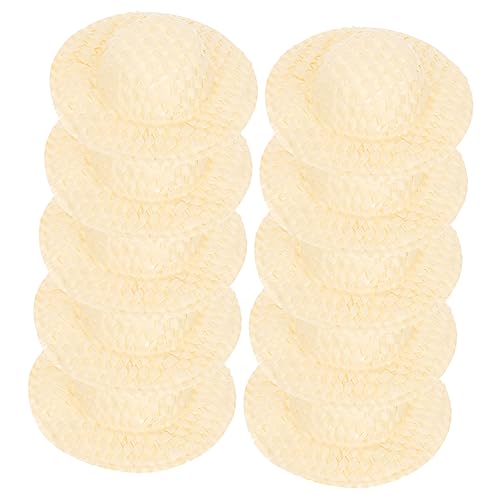Kisangel 20 Stück Miniaturisierte Woven Puppenhüte DIY Bastelaccessoires für Puppenstuben Dekoration für Fotografie Spiel und Kreative Projekte Kisangel 20 Stück Miniaturisierte Woven Puppenhüte DIY Bastelaccessoires für Puppenstuben Dekoration für Fotografie Spiel und Kreative Projekte von Kisangel