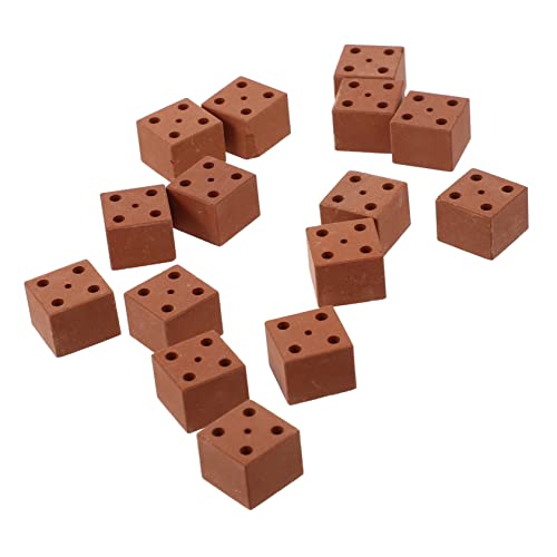 Kisangel 20 Stück Modell aus rotem Ziegelstein Wand kleine Ziegel Mikro-Landschaftsziegelmodell Miniatur-Ziegeldekor Mini-Steine, kleine Steine Mini-Gartenziegel winzige Ziegel Ton Brennen Kisangel 20 Stück Modell aus rotem Ziegelstein Wand kleine Ziegel Mikro-Landschaftsziegelmodell Miniatur-Ziegeldekor Mini-Steine, kleine Steine Mini-Gartenziegel winzige Ziegel Ton Brennen von Kisangel
