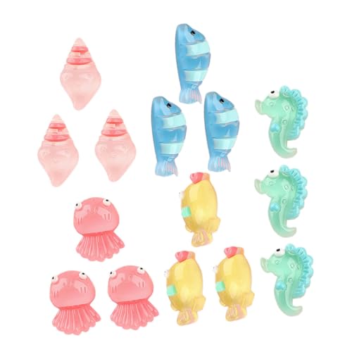 Kisangel Leuchtende Kleiner Meerestierfiguren 20 Stücke Aquarium Dekoration für Kinderzimmer Garten Robuste Tierfiguren aus Harz für Mikrolandschaften Puppenhäuser Kisangel Leuchtende Kleiner Meerestierfiguren 20 Stücke Aquarium Dekoration für Kinderzimmer Garten Robuste Tierfiguren aus Harz für Mikrolandschaften Puppenhäuser von Kisangel