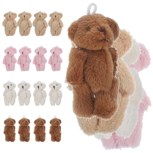 Kisangel 20 Stück Plüschtiere für DIY Bastelprojekte Farbige Gastgeschenke Schlüsselanhänger und Partybedarf Kisangel 20 Stück Plüschtiere für DIY Bastelprojekte Farbige Gastgeschenke Schlüsselanhänger und Partybedarf von Kisangel