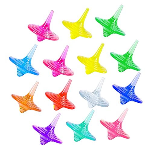 Kisangel 20 Stück Rotierende Edelstein Spielzeuge Kinderspielzeug Kreisel Gyro Für Leuchtende Farben Finger Gyro Gyroskop Rotierendes Für Desktop Lustiges Gyro Aus Acryl von Kisangel