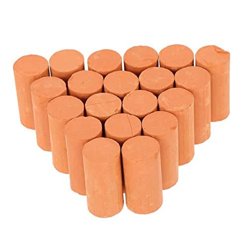 Kisangel 20 Stück Simulierte Bausteine Ziegel Für Den Garten Mini-Steine Kleine Ziegel Für Garten -Landschaft Ziegelhandwerk DIY Ziegelmodelle Miniaturziegelmodell Ton Rot von Kisangel