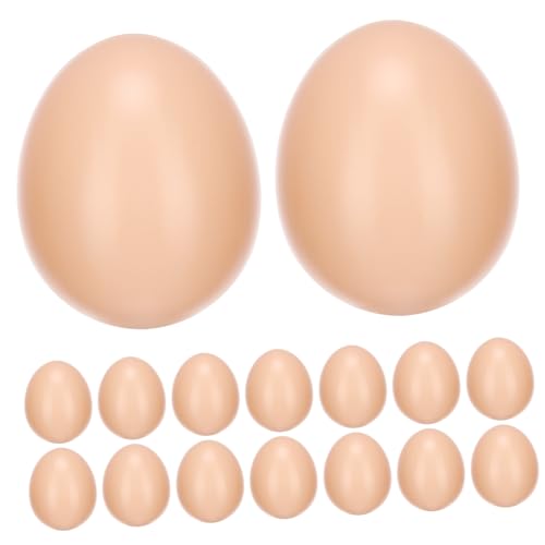 Kisangel 20 Stück Simulierte Plastikeispielzeug gefälschtes Ei künstliche Eier Fake Food realistische Eier bunt Kind künstliches Hühnerei Eier gefälscht Eier Khaki Kisangel 20 Stück Simulierte Plastikeispielzeug gefälschtes Ei künstliche Eier Fake Food realistische Eier bunt Kind künstliches Hühnerei Eier gefälscht Eier Khaki von Kisangel