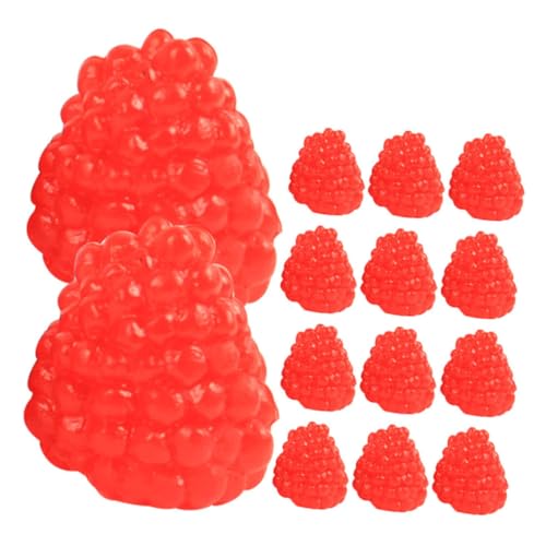 Kisangel 20 Stück Simuliertes Erdbeermodell Gefälschte Himbeere Realistische Himbeeren Simulierte Fruchtmodelle Deko Gefälschte Himbeer-Requisiten Szenenschmuck PVC Rot Kisangel 20 Stück Simuliertes Erdbeermodell Gefälschte Himbeere Realistische Himbeeren Simulierte Fruchtmodelle Deko Gefälschte Himbeer-Requisiten Szenenschmuck PVC Rot von Kisangel