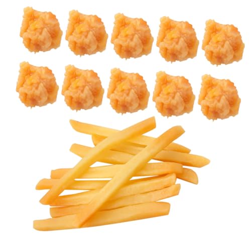 Kisangel 20 Stück Snack-Modell Pommes frittes Huhn gefälschtes Essen Anzeige küche Dekoration mutfak aksesuarları Hausdekoration Lebensmittelsimulation Pommes Frites Pommes-Frites-Küche PVC Kisangel 20 Stück Snack-Modell Pommes frittes Huhn gefälschtes Essen Anzeige küche Dekoration mutfak aksesuarları Hausdekoration Lebensmittelsimulation Pommes Frites Pommes-Frites-Küche PVC von Kisangel