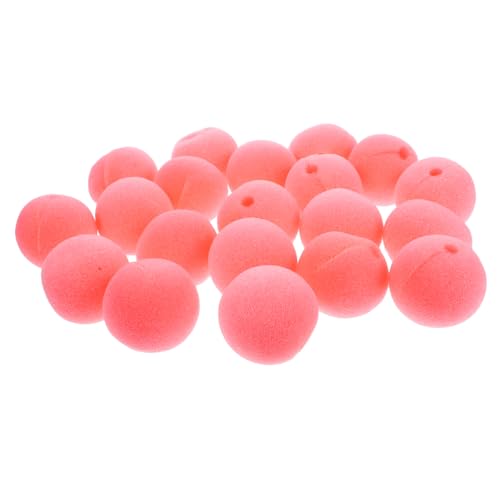 Kisangel 20 Stück Sponge Clown Nasen Karneval Cosplay Accessoires für Partys Auftritte Leicht und Tragbar Kostümdekoration von Kisangel