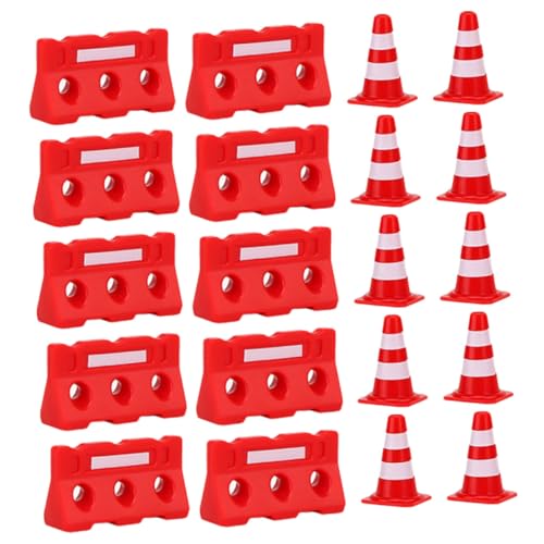 Kisangel 20 Stück Straßenschild Barrikade Leitkegel trainieren -Verkehrszeichen Mini-Verkehrszeichen Schilder für Verkehrszäune Mini-Verkehrskegel- Plastik Kisangel 20 Stück Straßenschild Barrikade Leitkegel trainieren -Verkehrszeichen Mini-Verkehrszeichen Schilder für Verkehrszäune Mini-Verkehrskegel- Plastik von Kisangel