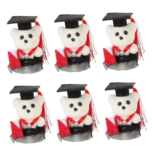 Kisangel 20 Stück Teiliges Abschlussbär Weiche Plüschbären mit Doktorhut Vielseitige Stofftiere als Abschlussgeschenk Dekorative Tischornamente und Blumenstrauß Zubehör für Graduation Kisangel 20 Stück Teiliges Abschlussbär Weiche Plüschbären mit Doktorhut Vielseitige Stofftiere als Abschlussgeschenk Dekorative Tischornamente und Blumenstrauß Zubehör für Graduation von Kisangel