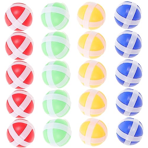 Kisangel 20 Stück Teiliges Klettballspielzeug für Bunte Haftende Dartbälle Rot Gelb Blau und Grün für Drinnen und Draußen für Familienaktivitäten und Gartenpartys Kisangel 20 Stück Teiliges Klettballspielzeug für Bunte Haftende Dartbälle Rot Gelb Blau und Grün für Drinnen und Draußen für Familienaktivitäten und Gartenpartys von Kisangel