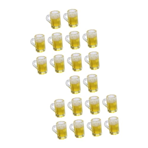 Kisangel 20 Stück Teiliges Mini Bierkrüge Modell Lebensechte Miniatur Bierbecher aus Resin Puppenhaus Dekoration Detailreiche Mini Haus Adornments Vielseitig Einsetzbar für Miniatur Szenen Kisangel 20 Stück Teiliges Mini Bierkrüge Modell Lebensechte Miniatur Bierbecher aus Resin Puppenhaus Dekoration Detailreiche Mini Haus Adornments Vielseitig Einsetzbar für Miniatur Szenen von Kisangel
