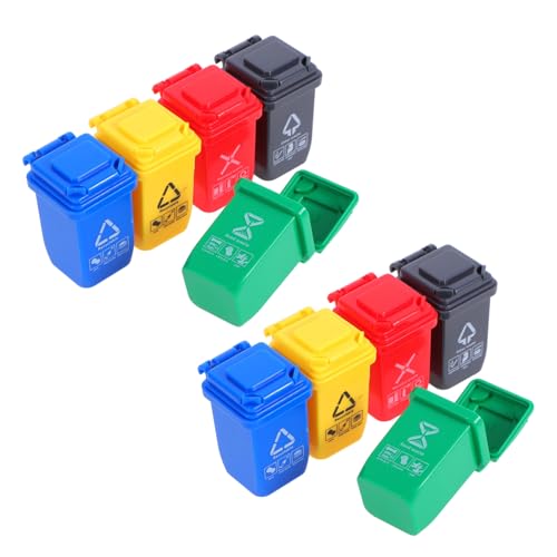 Kisangel 20 Stück Teiliges Mini Desktop Mülleimer mit Deckel Miniatur Sortierbehälter für Puppenhaus Büro Schlafzimmer Kleine Abfallbehälter für Spielzwecke Kisangel 20 Stück Teiliges Mini Desktop Mülleimer mit Deckel Miniatur Sortierbehälter für Puppenhaus Büro Schlafzimmer Kleine Abfallbehälter für Spielzwecke von Kisangel