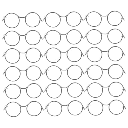 Kisangel 20 Stück Teiliges Mini Puppenbrillen Metalldraht ohne Gläser Winzige Eyewear Frames für Puppendekoration DIY Puppenmode Zubehör Robust und Vielseitig für Puppenhaus und Kisangel 20 Stück Teiliges Mini Puppenbrillen Metalldraht ohne Gläser Winzige Eyewear Frames für Puppendekoration DIY Puppenmode Zubehör Robust und Vielseitig für Puppenhaus und von Kisangel