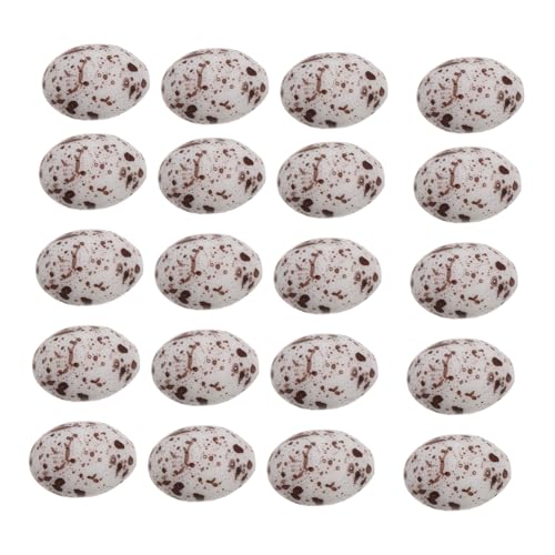Kisangel 20 Stück Teiliges Mini Wachtelei Kunststoff Miniaturen für DIY Garten Figuren Partydekorationen Vielseitige Kleine Dekofiguren für Feengärten und Bastelprojekte Kisangel 20 Stück Teiliges Mini Wachtelei Kunststoff Miniaturen für DIY Garten Figuren Partydekorationen Vielseitige Kleine Dekofiguren für Feengärten und Bastelprojekte von Kisangel