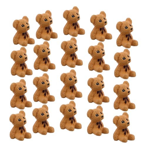 Kisangel 20 Stück Teiliges Miniatur Bärendekor aus Hochwertigem Harz Detailreiche Kleine Bärenfiguren für Bonsai und Mikrolandschaft Dekoration Langlebig Realistisch Gestaltete DIY für Kisangel 20 Stück Teiliges Miniatur Bärendekor aus Hochwertigem Harz Detailreiche Kleine Bärenfiguren für Bonsai und Mikrolandschaft Dekoration Langlebig Realistisch Gestaltete DIY für von Kisangel