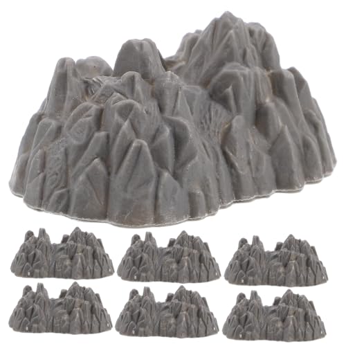 Kisangel 20 Stück Teiliges Miniatur Bonsai Felsenmodell Micro Landscape Adornment Wetterfester Kunststoff Grauer Steinhaufen für Wohnzimmerdekoration und Garten Steingarten Simulation Kisangel 20 Stück Teiliges Miniatur Bonsai Felsenmodell Micro Landscape Adornment Wetterfester Kunststoff Grauer Steinhaufen für Wohnzimmerdekoration und Garten Steingarten Simulation von Kisangel