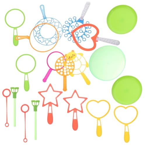 Kisangel 20 Stück Teiliges Seifenblasenstab für Buntes Outdoor aus Sicherem Kunststoff Langlebig und Einfach zu Bedienen für Park Garten und Spielplatzspaß Zufällige Farbe Zufällige Farbe von Kisangel