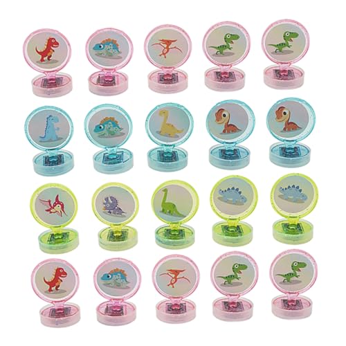 Kisangel 20 Stück Teiliges Set Niedlicher Dinosaurier Stempelspielzeuge für Feste Bastelarbeiten Belohnungen der Schule Kisangel 20 Stück Teiliges Set Niedlicher Dinosaurier Stempelspielzeuge für Feste Bastelarbeiten Belohnungen der Schule von Kisangel