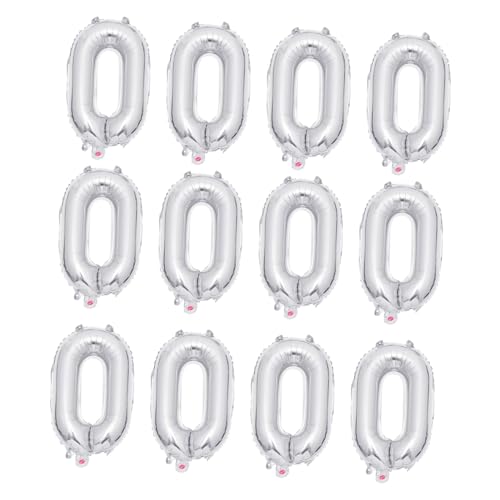 Kisangel 20 Stück Teiliges Silberne Folienballons Kette Metallic Luftballons für Partydekoration Wiederverwendbare und Haltbare Party Supplies für Zuhause und Feierlichkeiten Kisangel 20 Stück Teiliges Silberne Folienballons Kette Metallic Luftballons für Partydekoration Wiederverwendbare und Haltbare Party Supplies für Zuhause und Feierlichkeiten von Kisangel