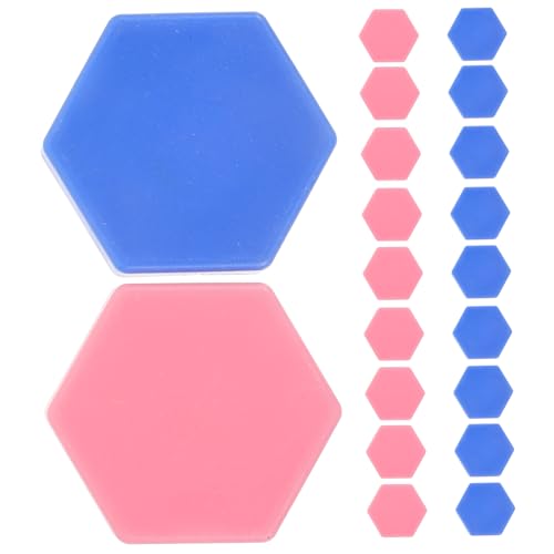 Kisangel 20 Stück Teiliges aus Großen Stabilen Blauen und Sechseckigen Schachfiguren für Brettspiele Ergänzung für Gesellschaftsspiele Logikfähigkeiten Kisangel 20 Stück Teiliges aus Großen Stabilen Blauen und Sechseckigen Schachfiguren für Brettspiele Ergänzung für Gesellschaftsspiele Logikfähigkeiten von Kisangel