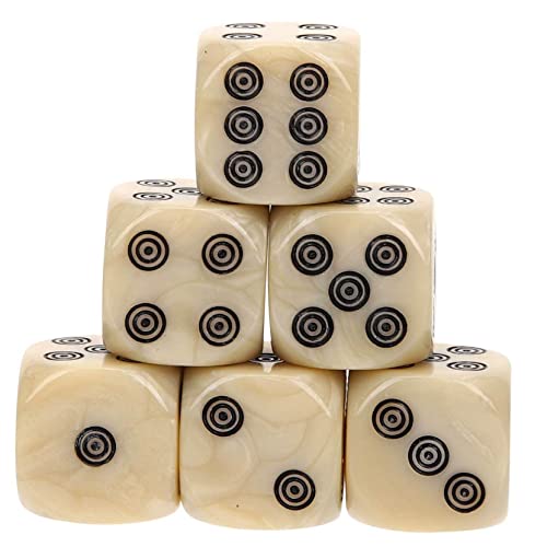 Kisangel 20 Stück Würfel -Brettspielzubehör groß klein für dekorativ Gaming-Zubehör polyedrische Würfel Rollenspiel Würfel nummerierte Würfel Acryl von Kisangel