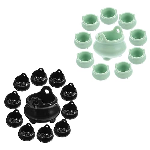 Kisangel 20 Stück halloween halloween toys halloween goodies witch decor kinderspielzeug Dekorationen Mini Party-Halloween-Charms aus kleinen Kesseltöpfen Plastik Kisangel 20 Stück halloween halloween toys halloween goodies witch decor kinderspielzeug Dekorationen Mini Party-Halloween-Charms aus kleinen Kesseltöpfen Plastik von Kisangel