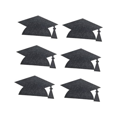 Kisangel 20 Stücke Bachelor Hut Aufkleber Graduation Cap Dekoration DIY Aufkleber Decor Tasse Aufkleber Kreative Tasse Aufkleber Absolvent Tasse Aufkleber von Kisangel