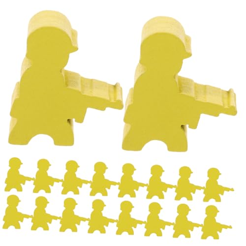 Kisangel 20 Stücke Stücke Gelb Spiel Tokens Brettspiel Schach Schachspiel Holz Kisangel 20 Stücke Stücke Gelb Spiel Tokens Brettspiel Schach Schachspiel Holz von Kisangel
