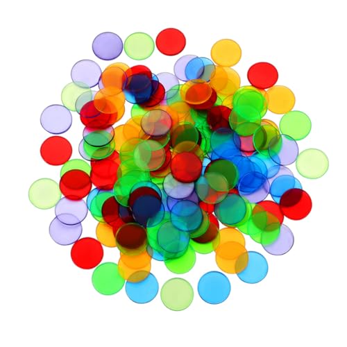 Kisangel 200 Stück Bingo Zählchips Kunststoffspielsteine für Lernspiele Belohnungen der Schule Verbesserung der Zählfähigkeiten Gemischte Farben Kisangel 200 Stück Bingo Zählchips Kunststoffspielsteine für Lernspiele Belohnungen der Schule Verbesserung der Zählfähigkeiten Gemischte Farben von Kisangel