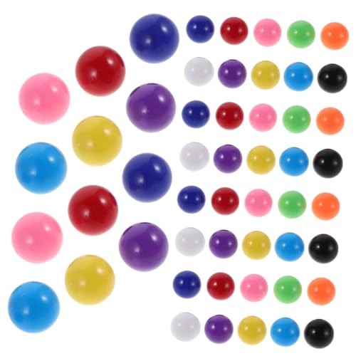 Kisangel 200 Stück Bunte Kugeln für Spiele und Mathematikunterricht Robuste Solide Spielkugeln für Brettspiele Laufspiele und Lernzubehör Kompatibel mit Verschiedenen Lehrhilfen Farben Mix von Kisangel
