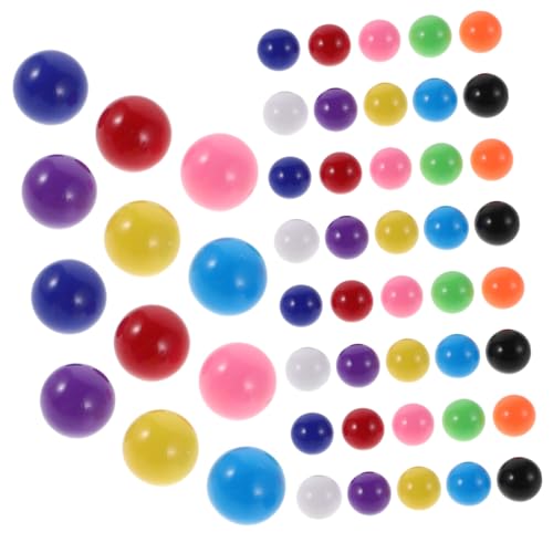 Kisangel 200 Stück Bunte Kunststoffspielkugeln Solide Mathe-lernkugeln für Zählen Sortieren Wahrscheinlichkeitsverständnis Kompatibel mit Brettspielen und Lernzubehör von Kisangel