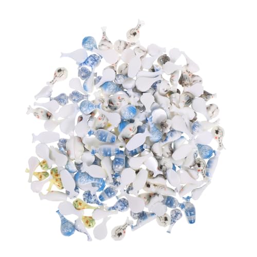 Kisangel 200stücke Miniaturvasen Aus Kleine Puppenhaus-Ornamente Mini-blumentöpfe Für Mikro-landschaftsdekor Gartendekoration Für Feengärten Kisangel 200stücke Miniaturvasen Aus Kleine Puppenhaus-Ornamente Mini-blumentöpfe Für Mikro-landschaftsdekor Gartendekoration Für Feengärten von Kisangel