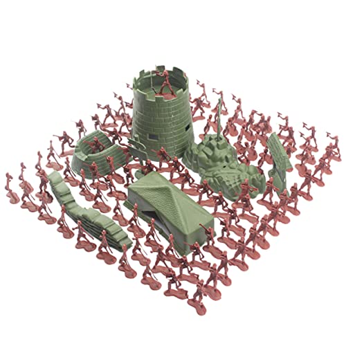 Kisangel 200 Stück Teiliges Mini Figuren Set aus Robustem Kunststoff Detailreiche Soldaten Spielfiguren in Rot und Grün Kindgerechtes für Fantasie und Lernspaß bei Kinderpartys Kisangel 200 Stück Teiliges Mini Figuren Set aus Robustem Kunststoff Detailreiche Soldaten Spielfiguren in Rot und Grün Kindgerechtes für Fantasie und Lernspaß bei Kinderpartys von Kisangel