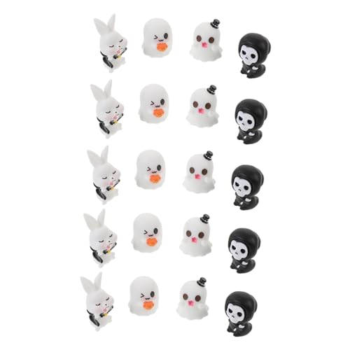 Kisangel 20Stücke Halloween Miniatur Verzierungen aus Harz für Mikrolandschaften Bezaubernde Deko Requisiten für Partys und Bastelprojekte Kisangel 20Stücke Halloween Miniatur Verzierungen aus Harz für Mikrolandschaften Bezaubernde Deko Requisiten für Partys und Bastelprojekte von Kisangel