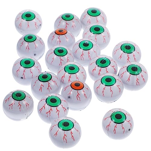 Kisangel 20Stücke Halloween Realistische Augäpfel Deko Gruselige Augen für Horrorpartys und Festlichkeiten Zufällige Farben Hochwertige Requisiten für Intensives Kisangel 20Stücke Halloween Realistische Augäpfel Deko Gruselige Augen für Horrorpartys und Festlichkeiten Zufällige Farben Hochwertige Requisiten für Intensives von Kisangel