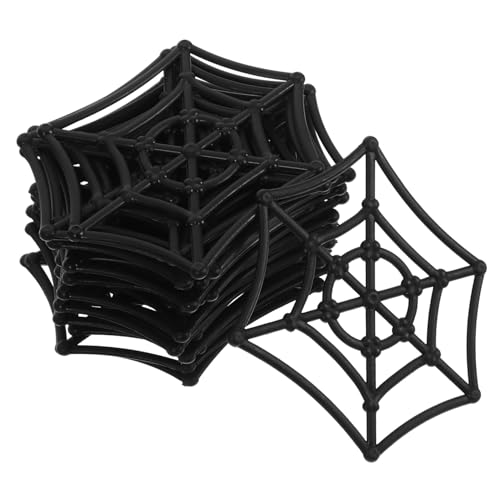 Kisangel 20Stücke Halloween Spinnennetz Dekoration aus Kunststoff Realistische Party Verzierung für Wände Fenster Äste für Unvergessliche Halloween Feiern von Kisangel