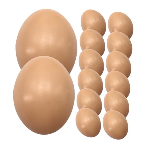 Kisangel 20Stücke Künstliche Eier für DIY Dekorative Basteleier aus Strapazierfähigem Material zum Bemalen und Dekorieren für Ostern und Kreative Bastelprojekte von Kisangel