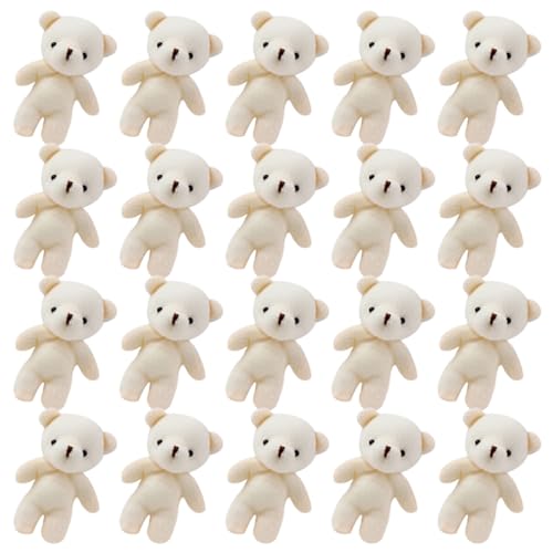 Kisangel 20Stücke Mini Bärenfiguren Deko Figuren für Schlüsselanhänger DIY Projekte und Niedliche Kleine für Bastelarbeiten Kisangel 20Stücke Mini Bärenfiguren Deko Figuren für Schlüsselanhänger DIY Projekte und Niedliche Kleine für Bastelarbeiten von Kisangel