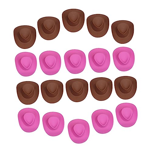 Kisangel 20Stücke Mini Cowboyhüte Kleine Handwerkliche Hüte Für Puppen DIY Bastelzubehör Und Verkleidung Hüte Für Puppenhaus Und Dress Up Spiele Kisangel 20Stücke Mini Cowboyhüte Kleine Handwerkliche Hüte Für Puppen DIY Bastelzubehör Und Verkleidung Hüte Für Puppenhaus Und Dress Up Spiele von Kisangel