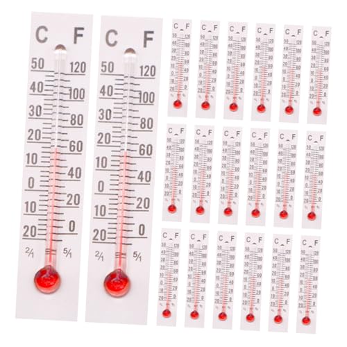 Kisangel 20Stücke Miniaturthermometer Für Puppenhaus Modellbau Und Kreative Szenen Als Zubehör Für Miniaturmodelle Und Szenen Dekoration von Kisangel