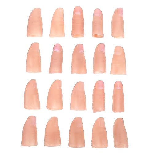 Kisangel 20Stücke Teiliges Von Fake Fingerhüllen Simulationsfinger Requisiten Für Anfänger Für Kreative Tricks Und Partystimmung Kisangel 20Stücke Teiliges Von Fake Fingerhüllen Simulationsfinger Requisiten Für Anfänger Für Kreative Tricks Und Partystimmung von Kisangel