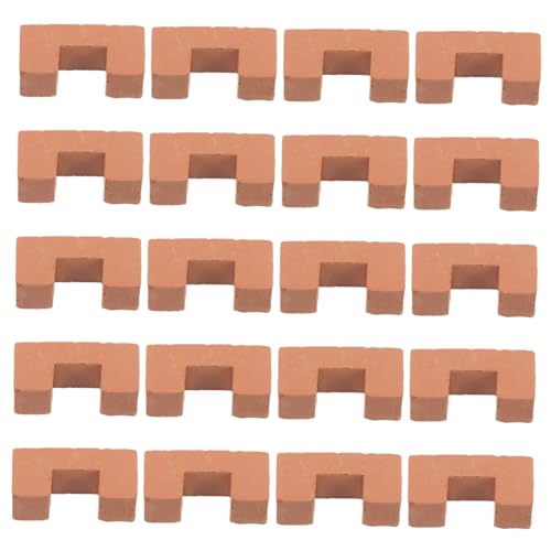 Kisangel 20pcs Miniaturziegel Modell Ziegelbauer Landschaftsgestaltung Blöcke Dollhouse Für Handwerksbetriebsmauer Konstruierte Gartenzubehör Kisangel 20pcs Miniaturziegel Modell Ziegelbauer Landschaftsgestaltung Blöcke Dollhouse Für Handwerksbetriebsmauer Konstruierte Gartenzubehör von Kisangel