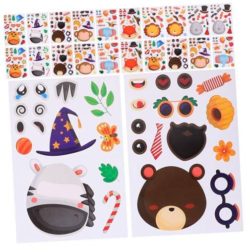 Kisangel 24 Blatt Teiliges Cartoon Tieraufkleber Selbstklebend und Motivierend Belohnungssticker für DIY Bastelarbeiten Schule Geschenke Eltern und Lehrer Kisangel 24 Blatt Teiliges Cartoon Tieraufkleber Selbstklebend und Motivierend Belohnungssticker für DIY Bastelarbeiten Schule Geschenke Eltern und Lehrer von Kisangel