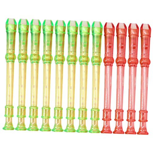 Kisangel 24 Stck Teiliges Blockflöten Transparente Mini Flöten für Anfänger Leichter Blasinstrument Spaß Lernspielzeug Frühkindlichen Musikausbildung Zufällige Farbe Zufällige Farbe von Kisangel