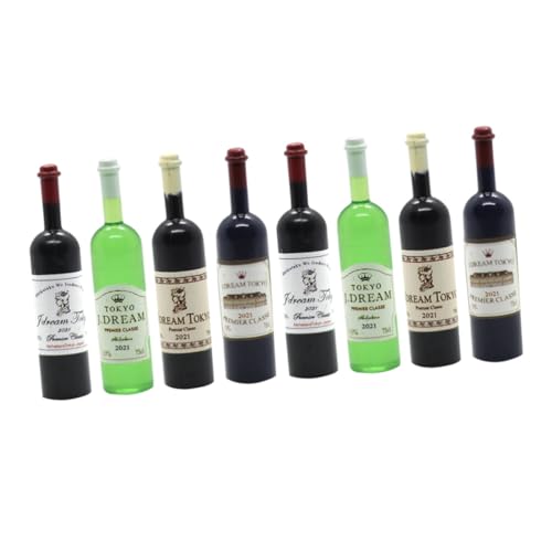 Kisangel 24 Stck Teiliges Miniatur Weinflaschen aus Realistische Puppenhaus Dekoration Kleine Flaschenmodelle für Miniaturhäuser Vielseitige Mini Weinflaschen Figuren für DIY Kisangel 24 Stck Teiliges Miniatur Weinflaschen aus Realistische Puppenhaus Dekoration Kleine Flaschenmodelle für Miniaturhäuser Vielseitige Mini Weinflaschen Figuren für DIY von Kisangel