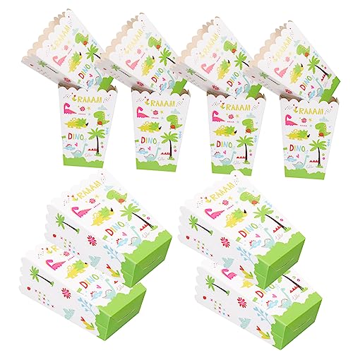 Kisangel 24 Stück Box Popcorn-Box Dinosaurier geformt Wrapper Popcornpapier behandelt Schachteln Filmnachtparty Popcornboxen Behälter aus Popcornpapier Partygeschenke für Kisangel 24 Stück Box Popcorn-Box Dinosaurier geformt Wrapper Popcornpapier behandelt Schachteln Filmnachtparty Popcornboxen Behälter aus Popcornpapier Partygeschenke für von Kisangel