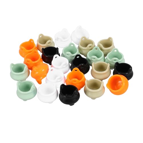 Kisangel 24 Stück Halloween- Rauchen Halloween-Mini-Kessel klein drinnen Halloween Party Deko Schrank Deko Mini-Kesselspielzeug Halloween-Miniaturen zum Basteln Plastik Kisangel 24 Stück Halloween- Rauchen Halloween-Mini-Kessel klein drinnen Halloween Party Deko Schrank Deko Mini-Kesselspielzeug Halloween-Miniaturen zum Basteln Plastik von Kisangel