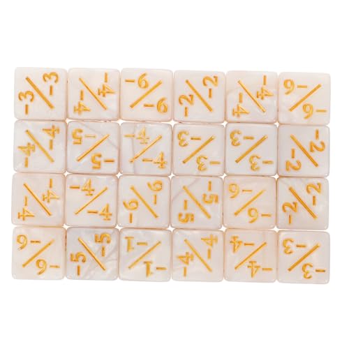 Kisangel Stück Plus- Und Minuswürfel Token-zähler Kleine Würfel Gegenwürfel Würfelzähler Farbige Würfel Party Die Sammelwürfel. Platzwertwürfel Zähler Für Spielzubehör Acryl Weiß Kisangel Stück Plus- Und Minuswürfel Token-zähler Kleine Würfel Gegenwürfel Würfelzähler Farbige Würfel Party Die Sammelwürfel. Platzwertwürfel Zähler Für Spielzubehör Acryl Weiß von Kisangel