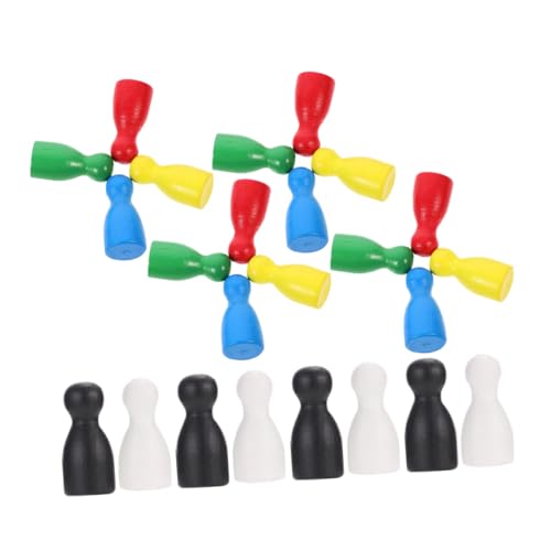 Kisangel 24 Stück Schachfiguren aus Holz Schach Ersatz Holz Schach Schachbrett zubehör Spielzubehör Tabletop-Spielkomponente Token für Brettspiele Spielmarken Tischmarker Kisangel 24 Stück Schachfiguren aus Holz Schach Ersatz Holz Schach Schachbrett zubehör Spielzubehör Tabletop-Spielkomponente Token für Brettspiele Spielmarken Tischmarker von Kisangel