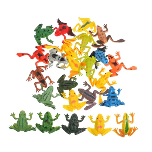 Kisangel 24 Stück Simulationsfroschmodell kleine Frösche Plastikspielzeug Plastiktiere Frösche für Minifiguren aus Kunststoff kleine Plastikfrösche süßer Mini-Frosch PVC Kisangel 24 Stück Simulationsfroschmodell kleine Frösche Plastikspielzeug Plastiktiere Frösche für Minifiguren aus Kunststoff kleine Plastikfrösche süßer Mini-Frosch PVC von Kisangel