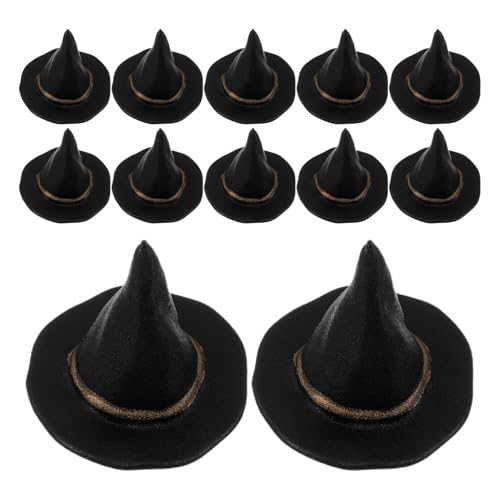 Kisangel 24 Stück Teiliges Mini Hexenhüte Schwarz Leichte Kreative Mini Partyhüte für DIY Basteln Puppenhausdekoration Halloween und Festliche Anlässe Kisangel 24 Stück Teiliges Mini Hexenhüte Schwarz Leichte Kreative Mini Partyhüte für DIY Basteln Puppenhausdekoration Halloween und Festliche Anlässe von Kisangel